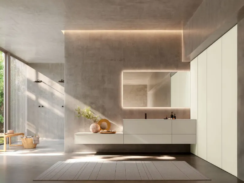 Mobile da Bagno sospeso Kyton 17 di Nova Cucina