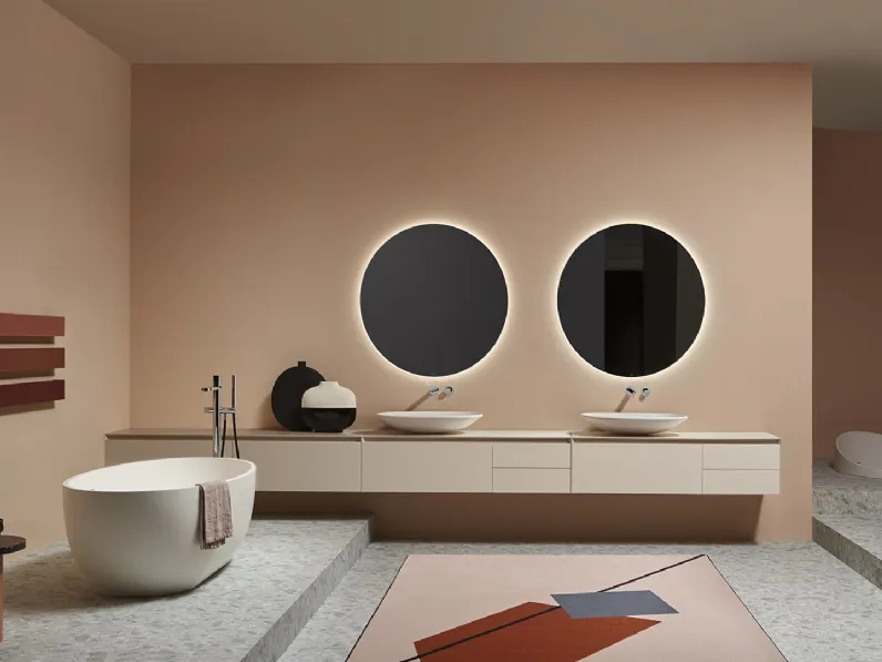 Mobile da Bagno Panta Rei in laccato di Antoniolupi