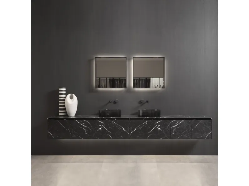 Mobile da Bagno sospeso Pantarei_Stone di Antoniolupi