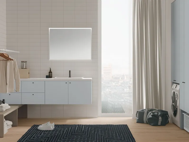 Mobile da Bagno sospeso Passepartout Ghiaccio di Artesi