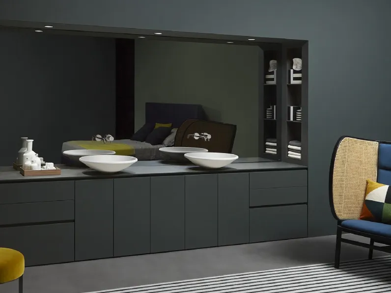 Mobile da Bagno Piana in laccato opaco di Antoniolupi