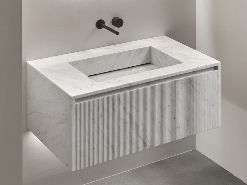 Mobile da Bagno Piana_Stone in marmo di Antoniolupi