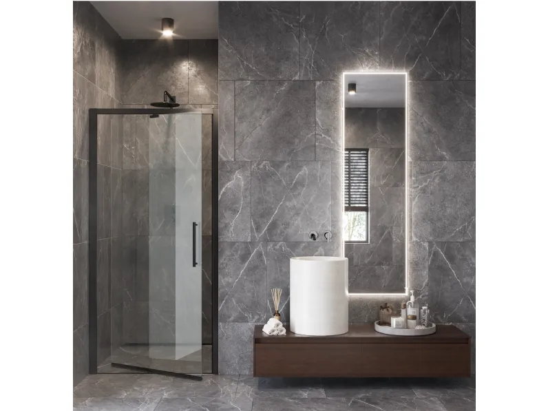 Box Doccia ad anta pivotante Pivot + Frame di PDP Box Doccia