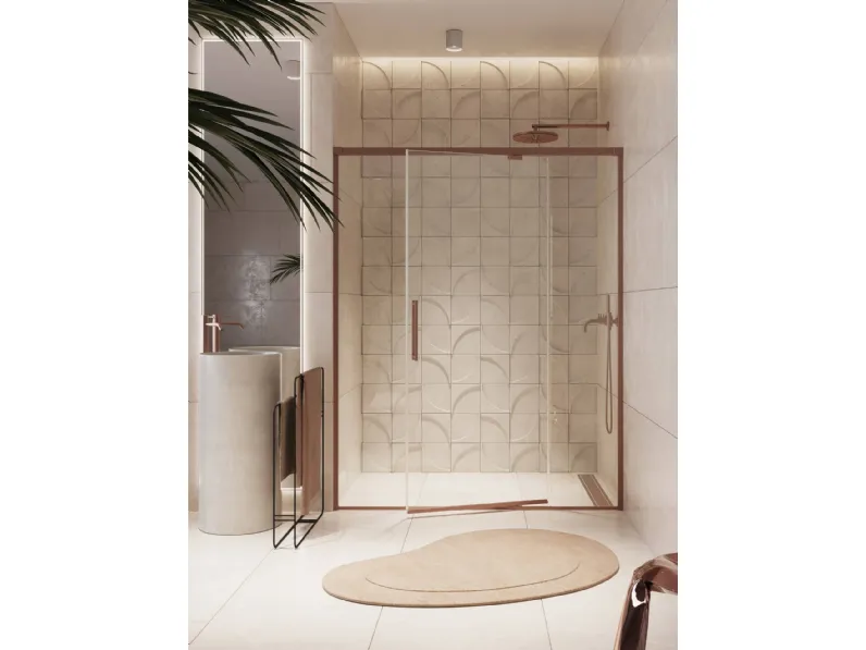 Box Doccia Pivot + Frameless in cristallo di PDP Box Doccia