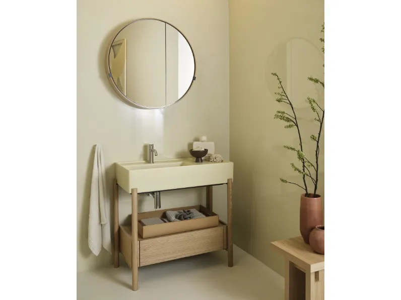 Mobile da Bagno Plinio in legno di Ceramica Cielo
