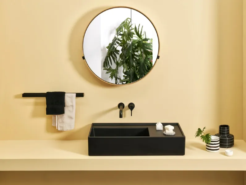 Lavabo da appoggio Plinio di Ceramica Cielo