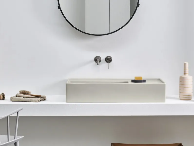 Lavabo da appoggio Plinio di Ceramica Cielo