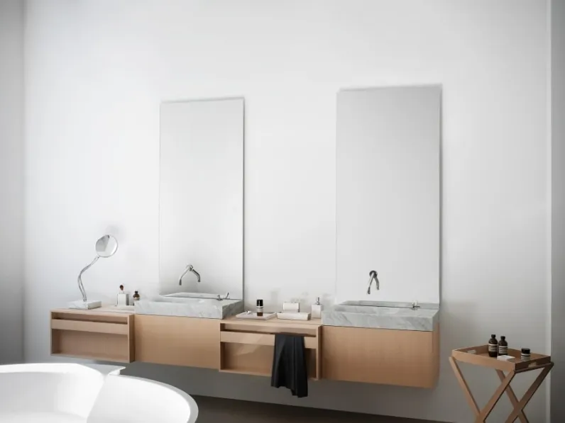 Mobile da Bagno sospeso Plus composizione 02 di Agape