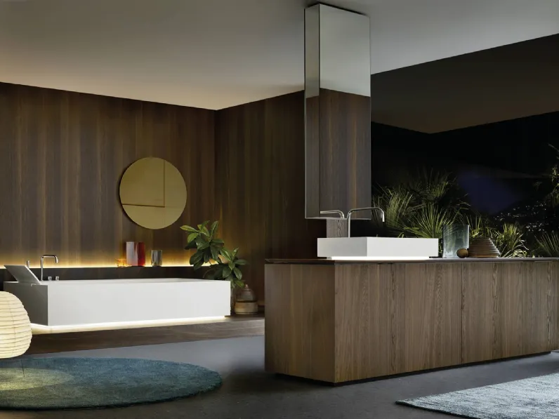 Mobile da Bagno in Rovere termocotto Puro 24 07 di Milldue