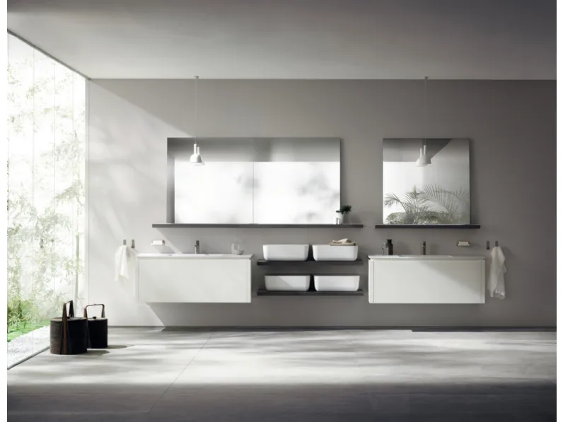 Mobile da Bagno Qi Laccato Opaco Bianco di Scavolini Bathrooms