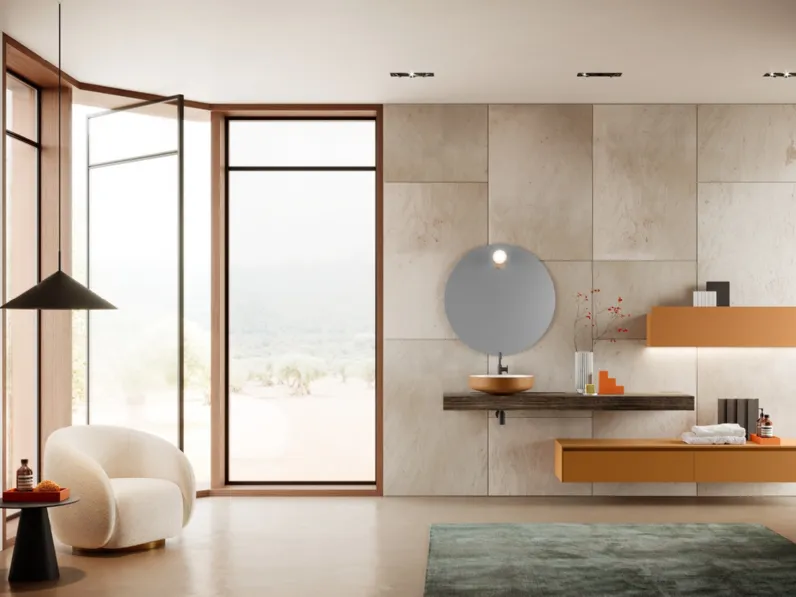 Mobile da Bagno Re-Start Play Laccato di Artesi