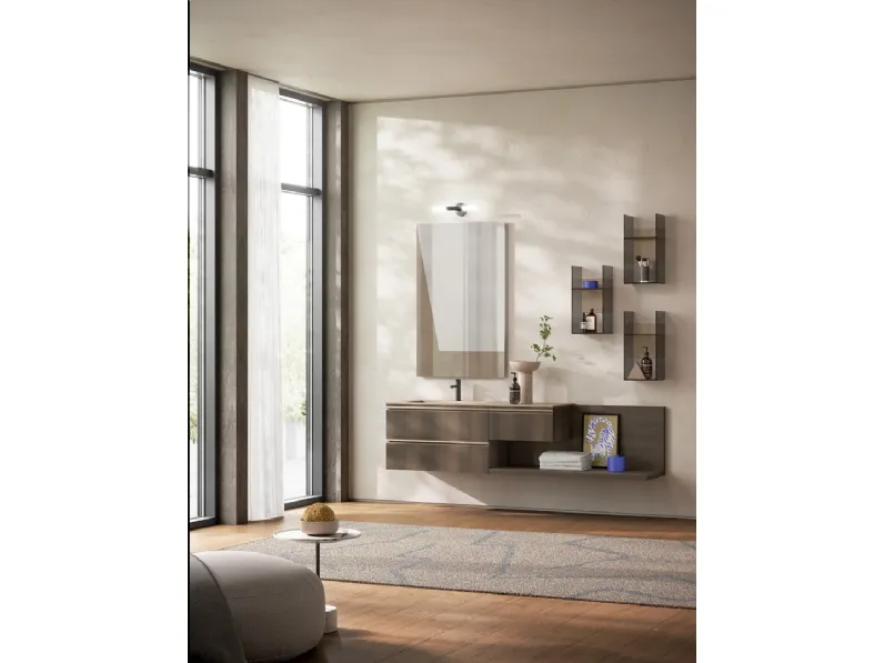 Mobile da Bagno Re-Start Poker in Rovere di Artesi