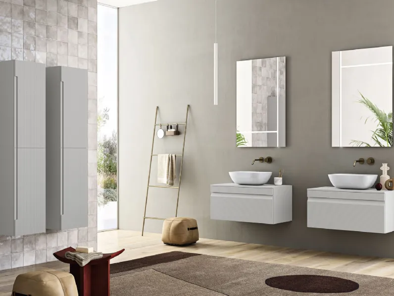 Mobile da Bagno sospeso Rio Grigio Perla di Modo Bluelife