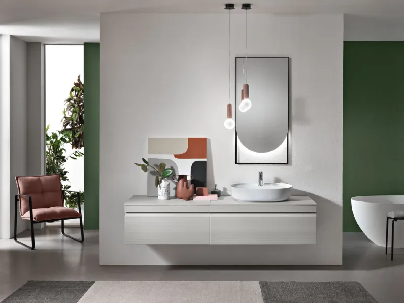 Mobile da Bagno sospeso Rio Grigio Perla di Modo Bluelife