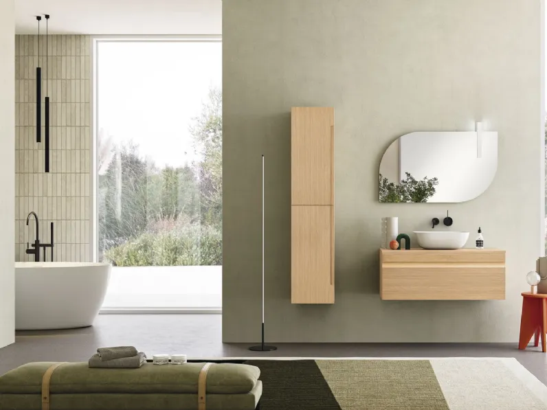 Mobile da Bagno sospeso Rio Rovere Chiaro di Modo Bluelife
