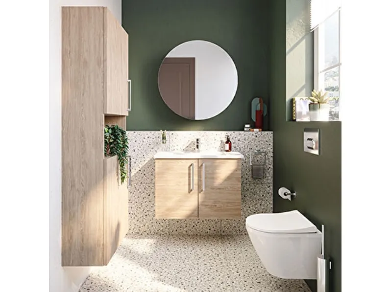 Mobile da Bagno sospeso Root Flat 02 di Vitra bagno