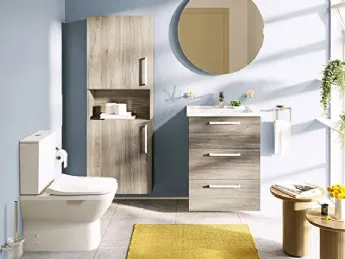Mobile da bagno sospeso Root Flat 03 di Vitra