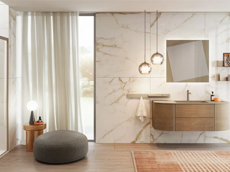 Mobile da Bagno Round in Rovere di Artesi