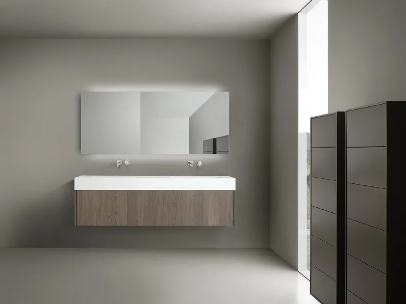 Mobile da Bagno sospeso S40 in Noce Canaletto di Casabath