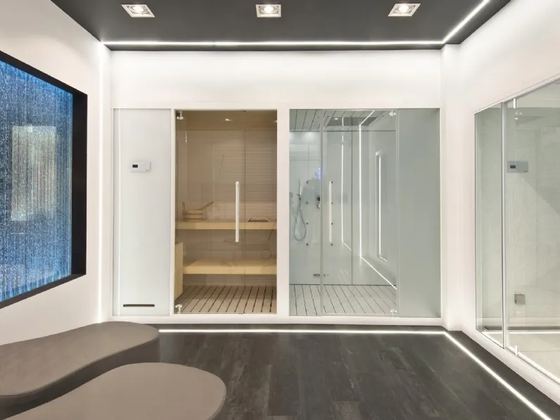 Mobile da Bagno Sauna + Hamman Nirvana Combi 1 di Megius