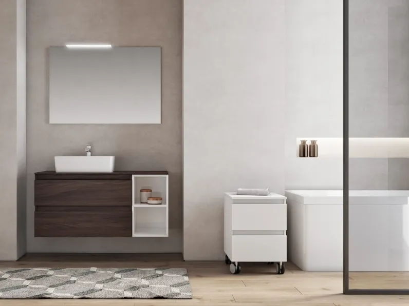 Mobile da Bagno sospeso Cube di Savini
