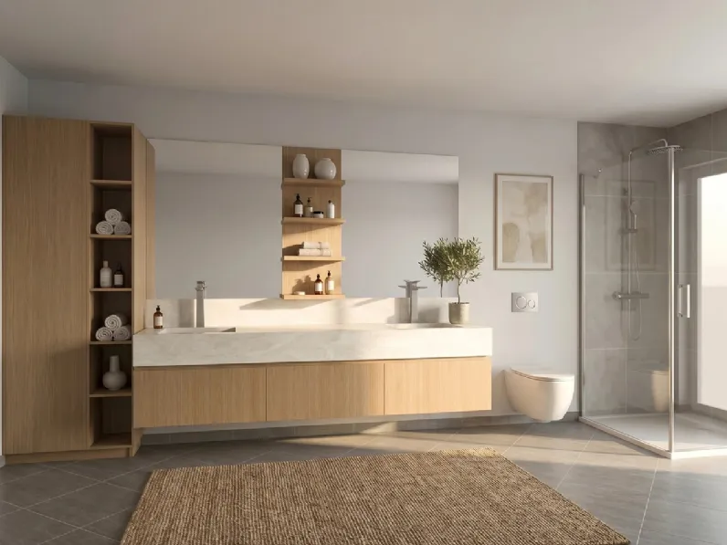 Mobile da Bagno moderno SB03 di Scandola