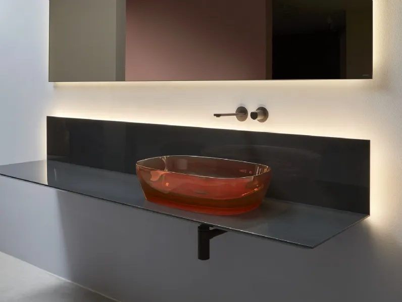 Lavabo in cristallo Sensoc di Antoniolupi