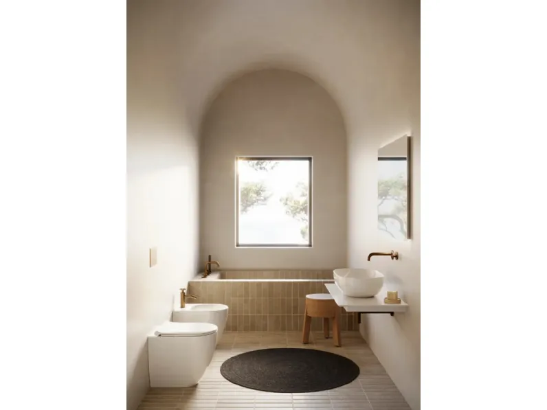 Lavabo Sfera da appoggio di Ceramica Catalano
