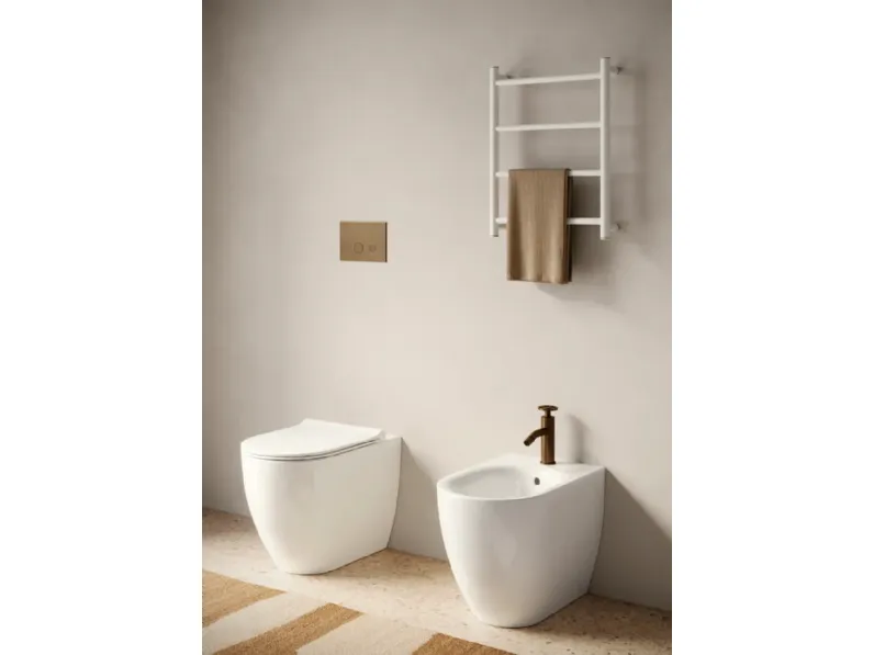 WC e bidet a terra Sfera di Ceramica Catalano