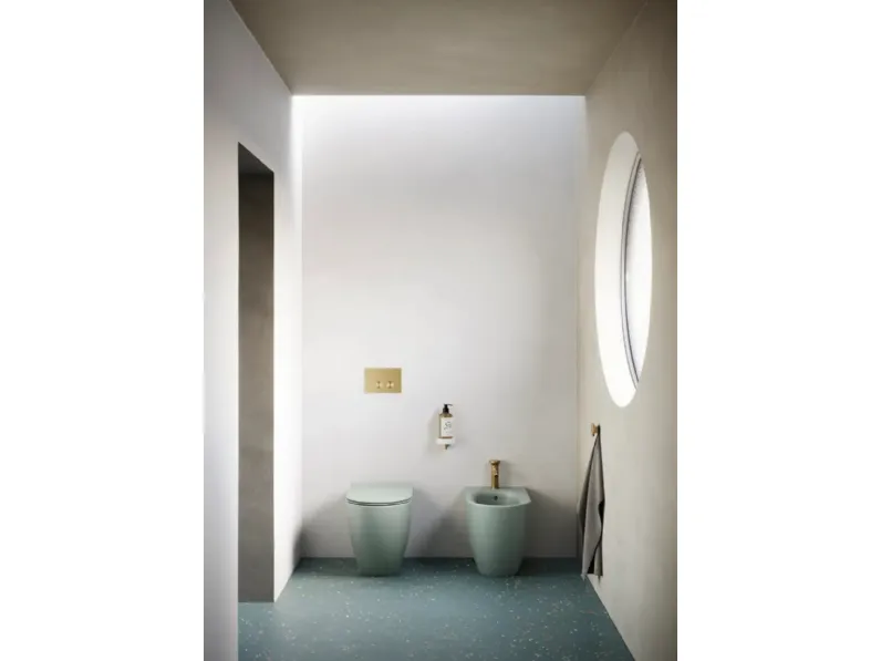 WC e bidet Sfera tonalità di Ceramica Catalano