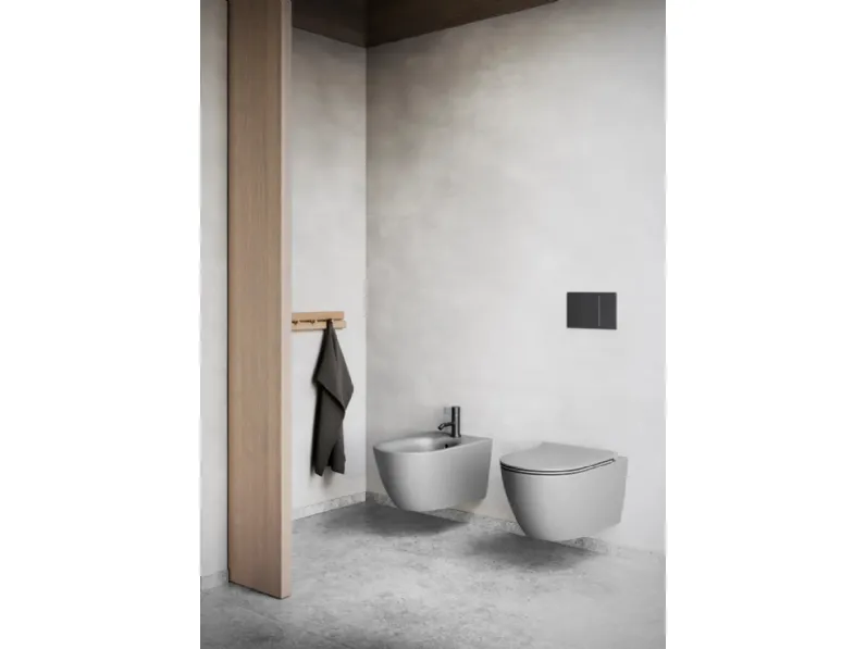 WC e bidet Sfera tonalità di Ceramica Catalano