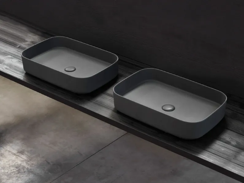 Lavabo Shui Comfort di Ceramica Cielo