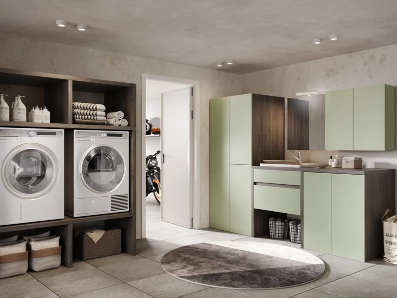 Mobile da Bagno Sistema Lavanderia di Savini