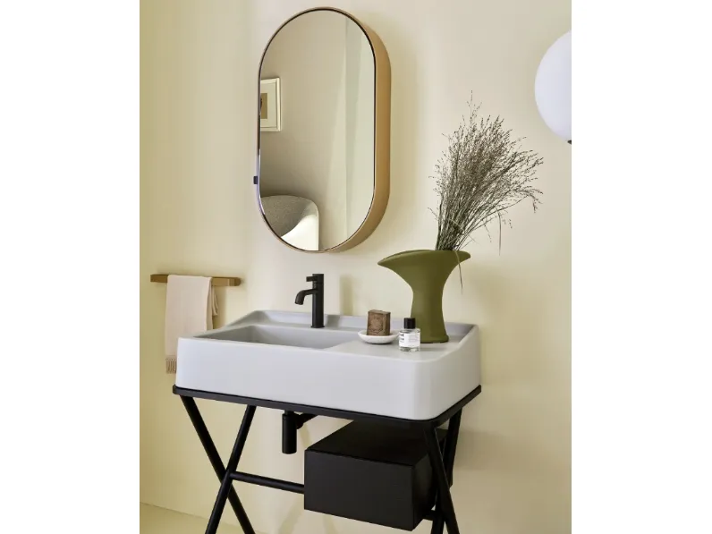 Mobile da Bagno Siwa in acciaio di Ceramica Cielo