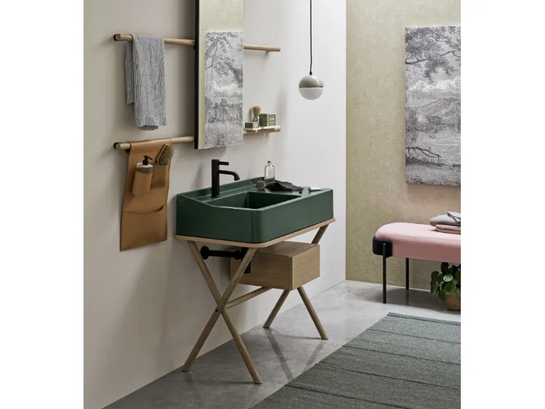 Mobile da Bagno Siwa in legno di Ceramica Cielo