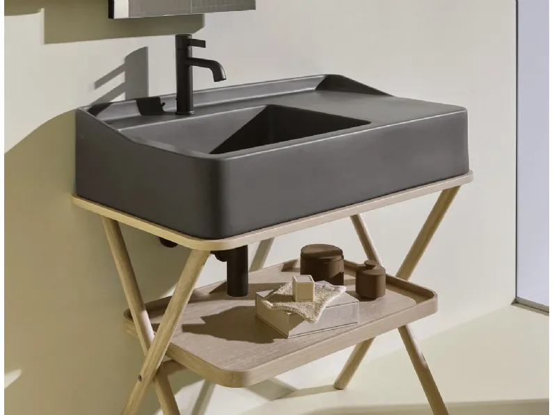 Mobile da Bagno Siwa in legno di Ceramica Cielo