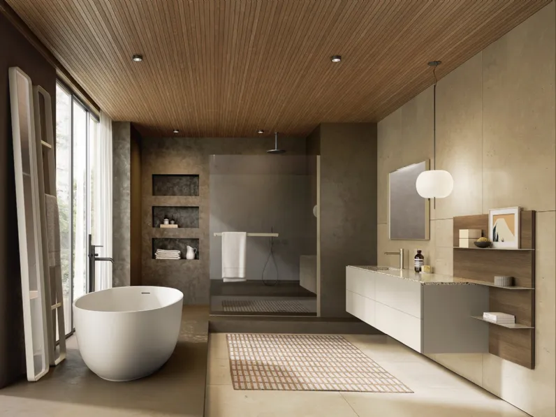 Mobile da Bagno sospeso Slide Creta di Artesi