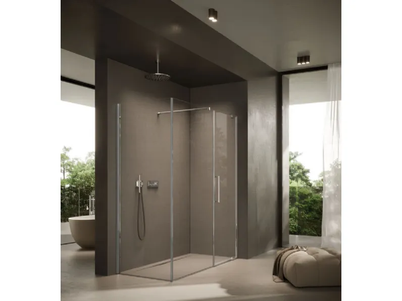 Box doccia battente Slim di Disenia