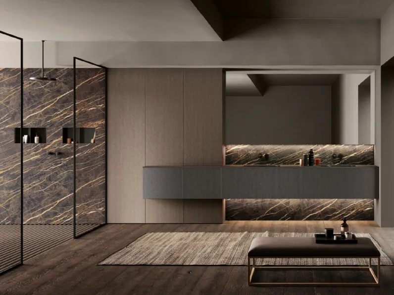 Mobile da Bagno sospeso Smart 15 di Nova Cucina