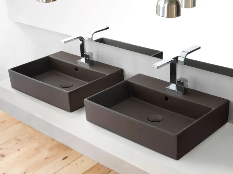 Lavabo Smile di Ceramica Cielo