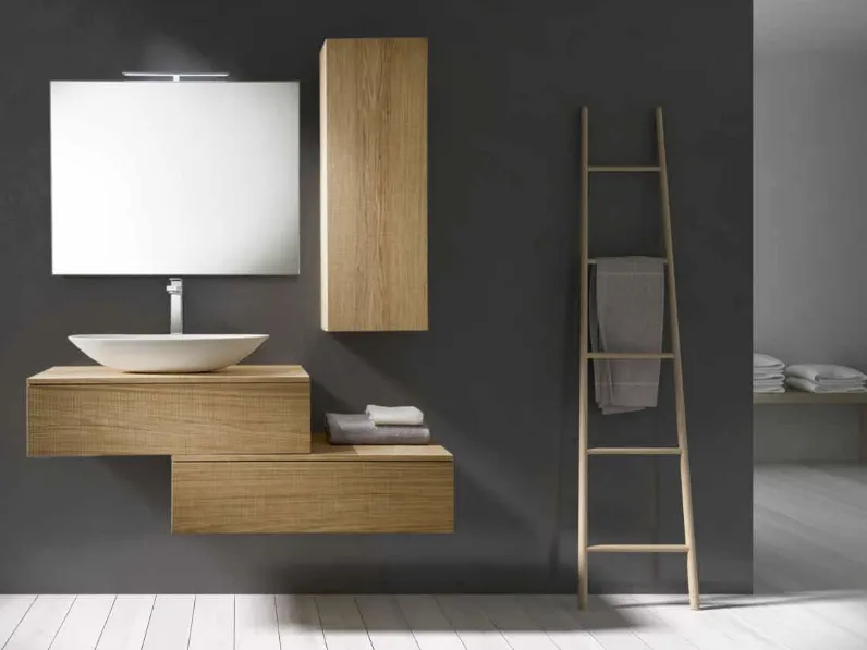Mobile da Bagno So Wood 01 di Casa d'Oro