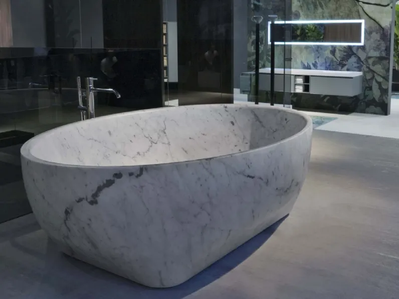 Vasca da Bagno in marmo di Carrara Solidea di Antoniolupi