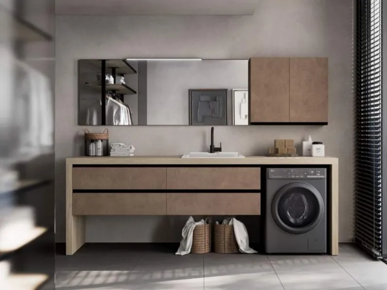 Mobile per lavanderia Spazio Time 05 di Ideagroup