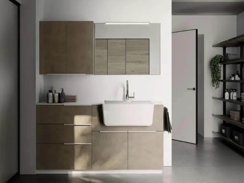 Mobile da Lavanderia Spazio Time 08 di Ideagroup