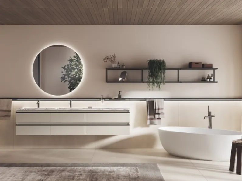 Mobile da Bagno sospeso Stilo Bianco Prestige di Scavolini Bathrooms