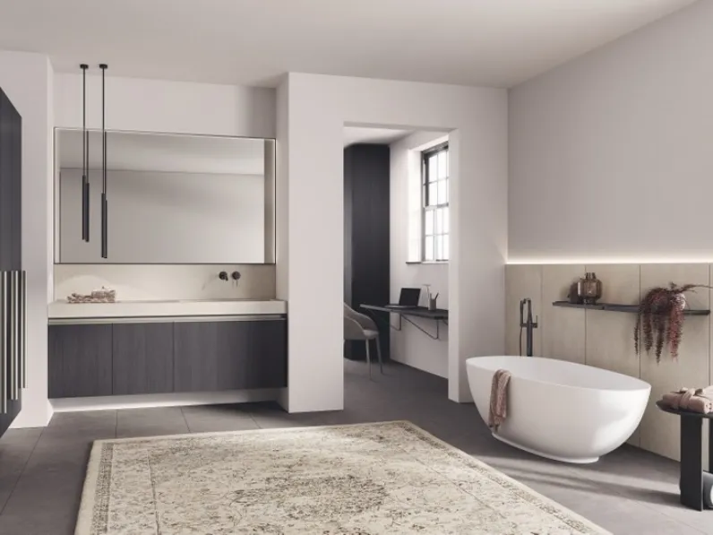 Mobile da Bagno Stilo Decorativo Quercia Brownie di Scavolini Bathrooms