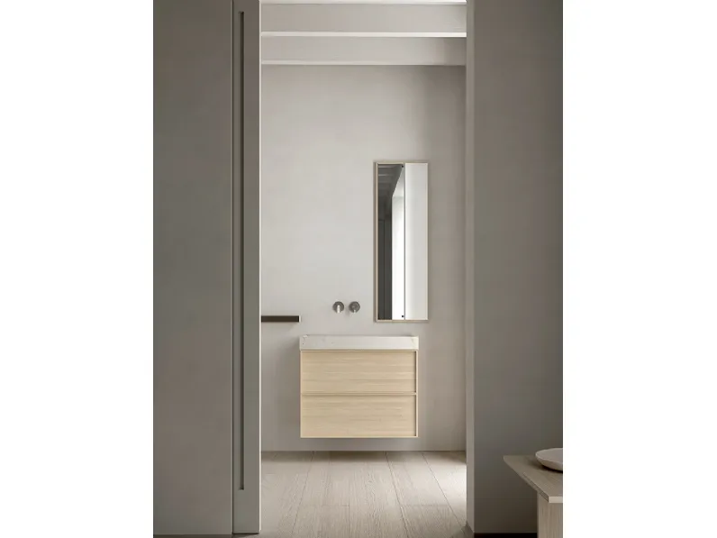 Mobile da Bagno sospeso STK Nordic in frassino Natural di Casabath