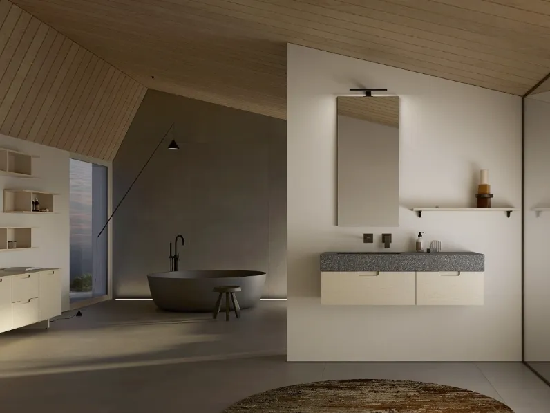 Mobile da Bagno sospeso STRATOS OS07 di Compab