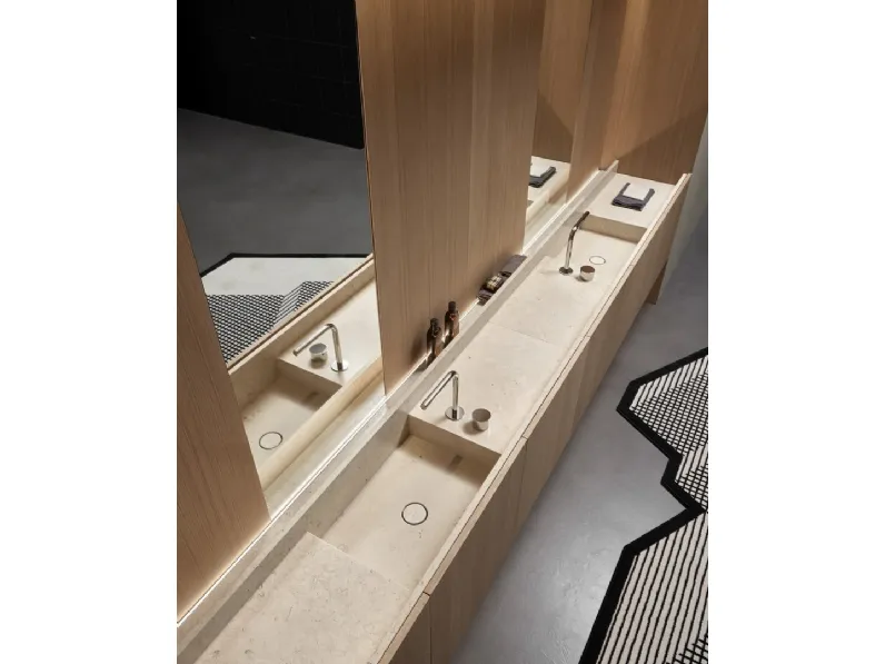 Lavabo Street in legno di Antoniolupi