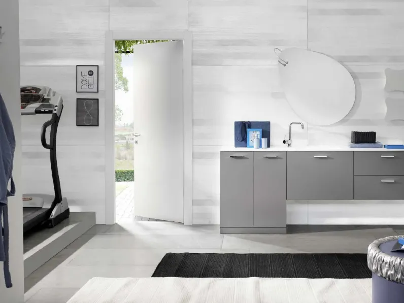 Mobile da Bagno per lavanderia Multipratici 02 di Synergie